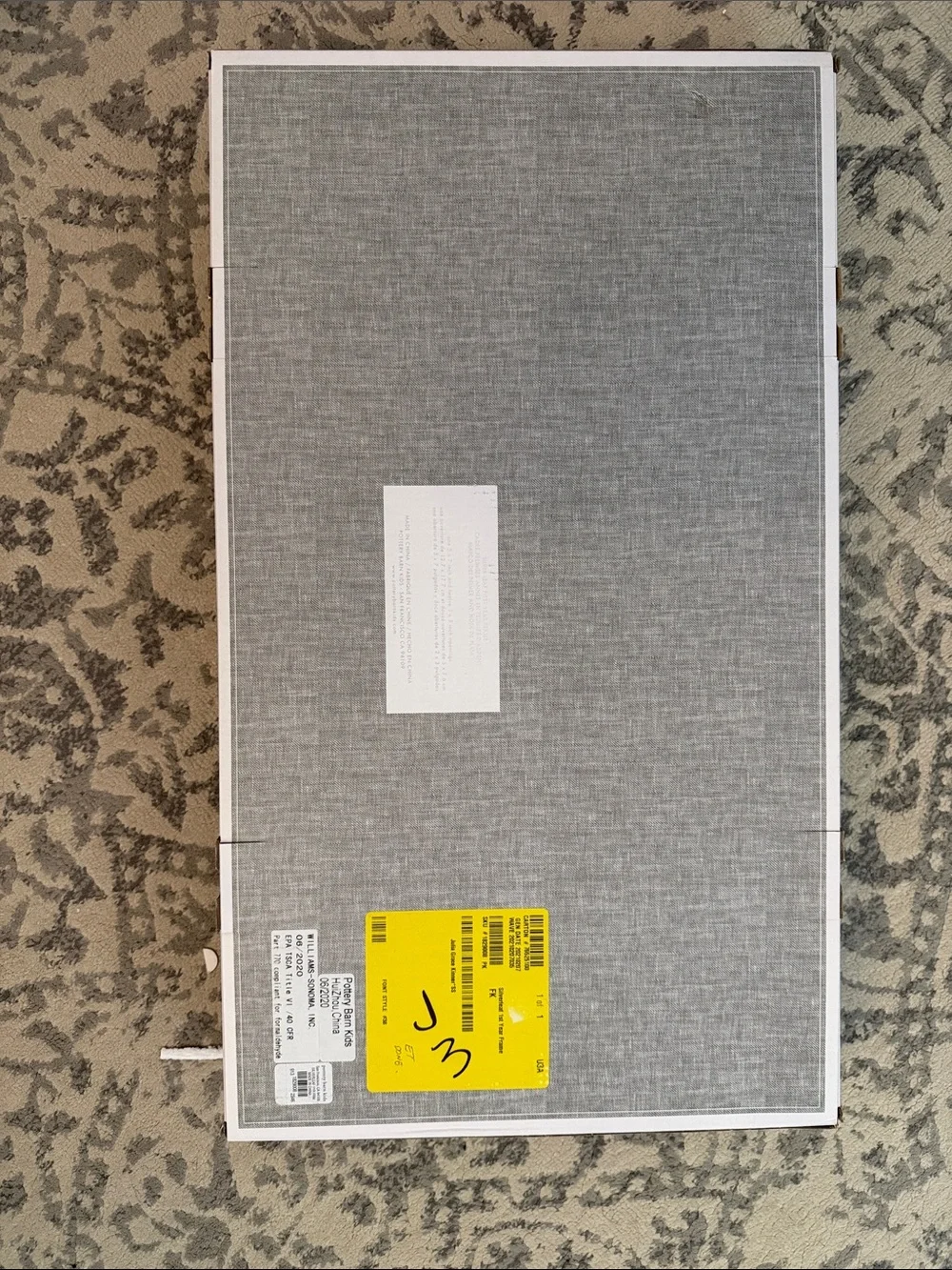 Pottery Barn Silver Leaf First Year Baby Photo Frame, NWT (No Insert Included)